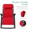 Best Choice Products Oversized Zero Gravity Chair, Folding Recliner w/ Removable Cushion, Side Tray